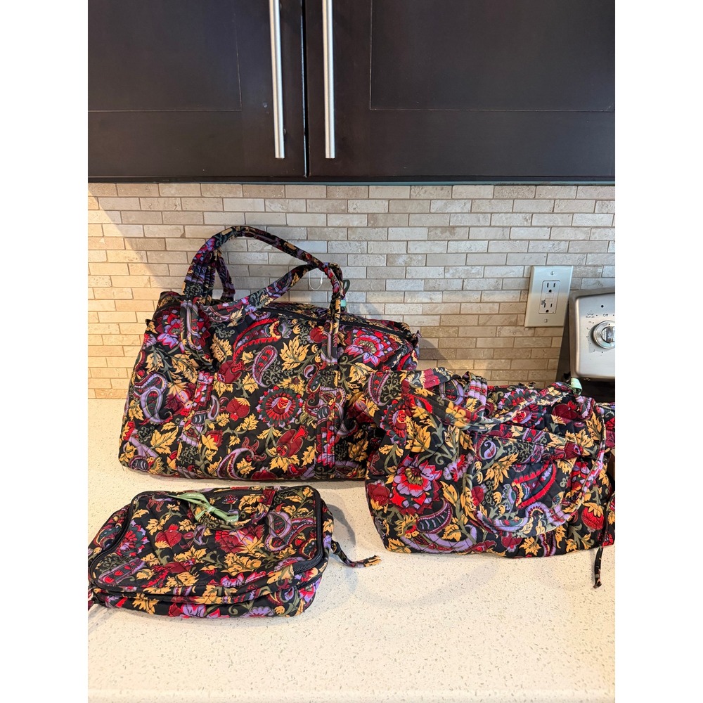 Vera Bradley Kensington Paisley 3-Piece Travel Set
